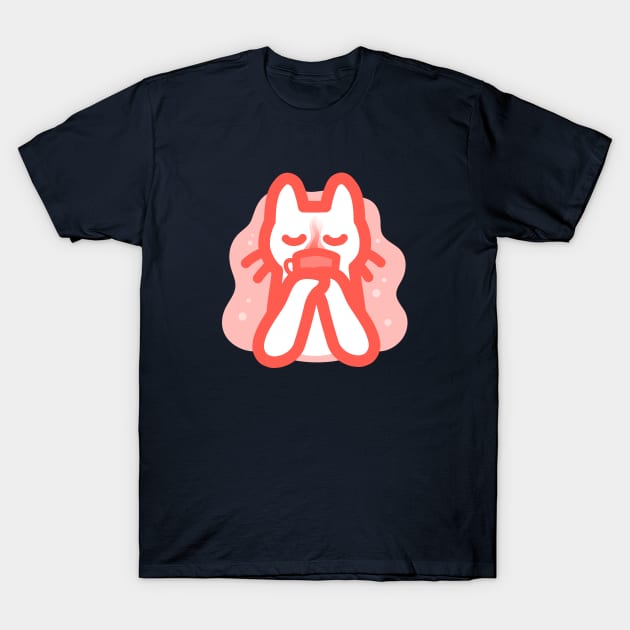 owie sipping some tea T-Shirt by owiebrainhurts